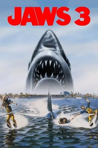 Jaws 3-D movie poster - Rated 4.46/10