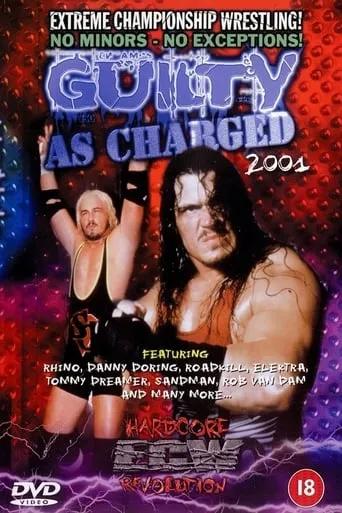 ECW Guilty as Charged 2001 movie poster - Rated 3/10