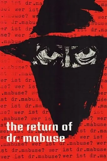 The Return of Dr. Mabuse movie poster - Rated 6.1/10