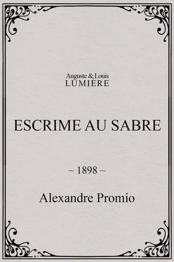 Escrime au sabre movie poster - Rated 4.2/10