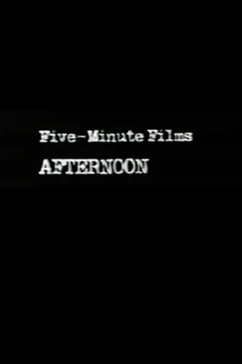 Afternoon movie poster - Rated 5.8/10