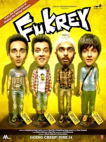 Fukrey movie poster - Rated 6.4/10