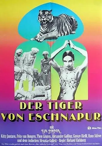 The Tiger of Eschnapur movie poster - Rated 5.5/10