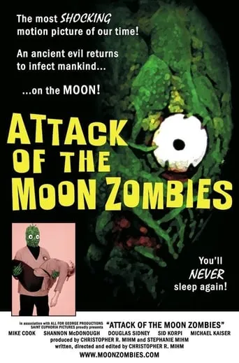 Attack of the Moon Zombies movie poster - Rated 3/10