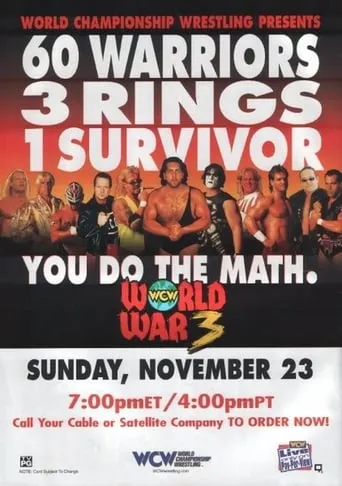 WCW World War 3 1997 movie poster - Rated 7/10