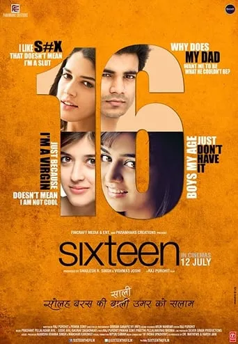 Sixteen movie poster - Rated 5.9/10