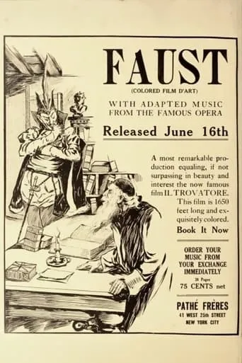 Faust movie poster - Rated 5.8/10