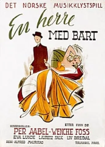En herre med bart movie poster - Rated 5.8/10