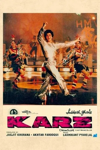 Karz movie poster - Rated 7.6/10