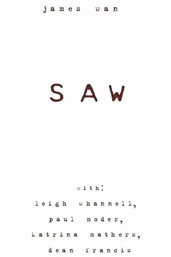 Saw movie poster - Rated 7/10