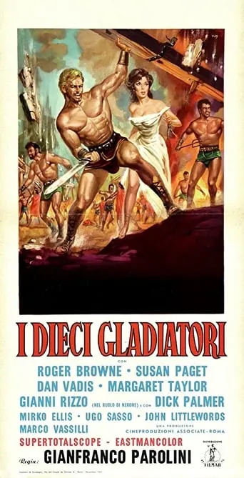 The Ten Gladiators movie poster - Rated 4.6/10