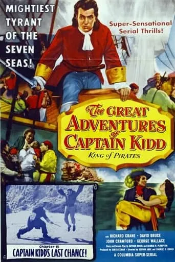 The Great Adventures of Captain Kidd movie poster - Rated 4/10