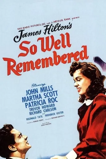 So Well Remembered movie poster - Rated 5.2/10