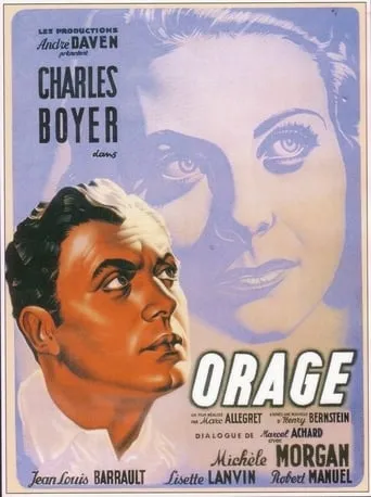 Orage movie poster - Rated 6.4/10