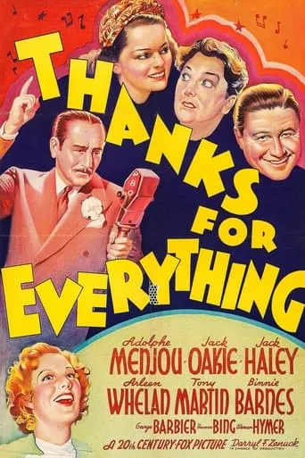 Thanks for Everything movie poster - Rated 5/10