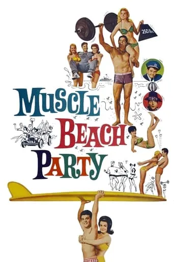 Muscle Beach Party movie poster - Rated 5.6/10