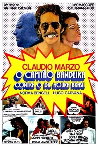 O Capitão Bandeira Contra o Dr. Moura Brasil movie poster - Entertainment content