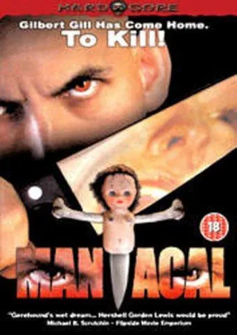Maniacal movie poster - Rated 3.3/10