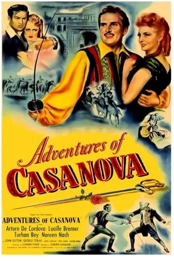 Adventures of Casanova movie poster - Rated 5/10