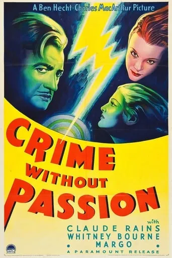 Crime Without Passion movie poster - Rated 5.8/10