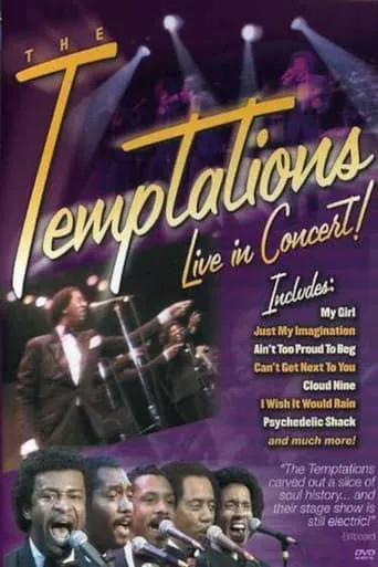 The Temptations: Live in Concert movie poster - Rated 4/10