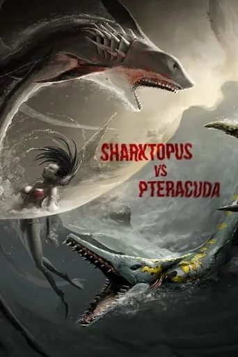 Sharktopus vs. Pteracuda movie poster - Rated 3.9/10