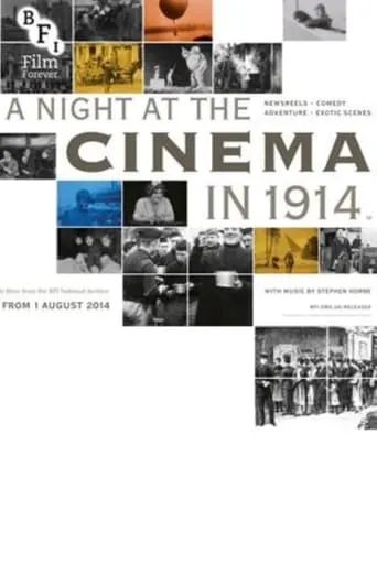 A Night at the Cinema in 1914 movie poster - Rated 7.5/10