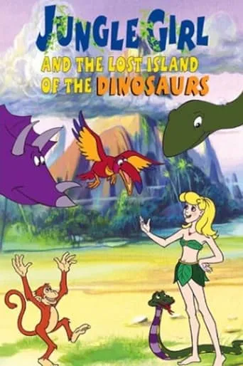 Jungle Girl and the Lost Island of Dinosaurs movie poster - Rated 4/10