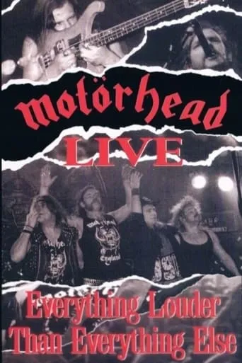 Motörhead - Everything Louder Than Everything Else movie poster - Rated 7.5/10