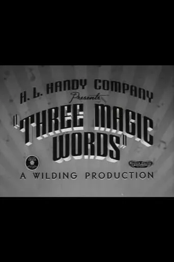 Three Magic Words movie poster - Rated 1/10