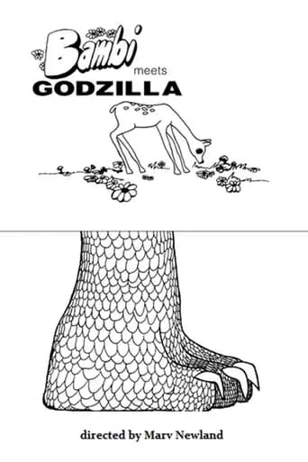 Bambi Meets Godzilla movie poster - Rated 6.337/10