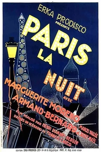 Paris by night movie poster - Entertainment content
