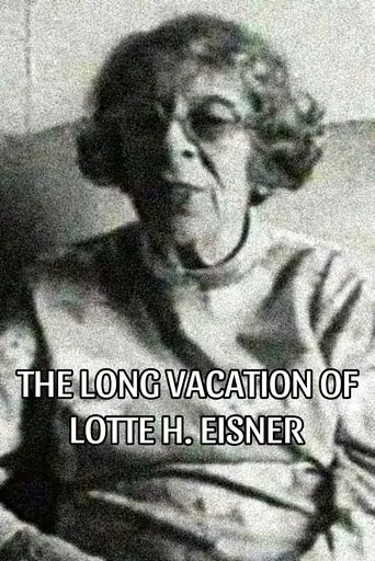 The Long Vacation of Lotte H. Eisner movie poster - Entertainment content