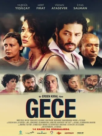 Gece movie poster - Rated 4.1/10