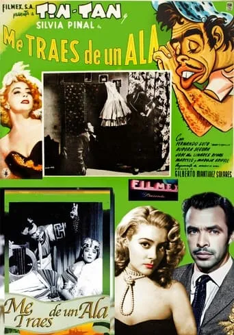 Me traes de un ala movie poster - Rated 5.9/10