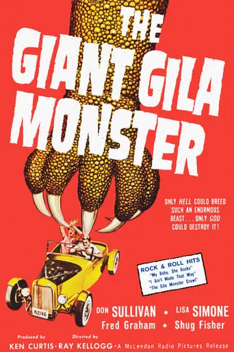 The Giant Gila Monster movie poster - Rated 4/10