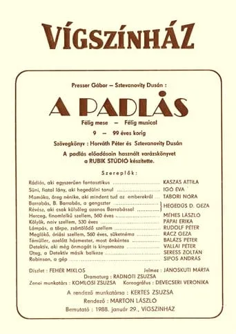 A padlás movie poster - Rated 10/10