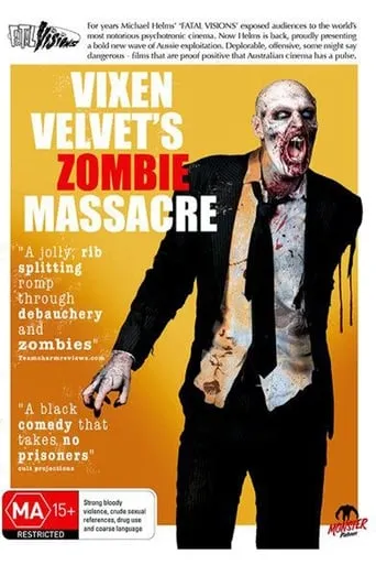 Vixen Velvet's Zombie Massacre movie poster - Rated 3/10