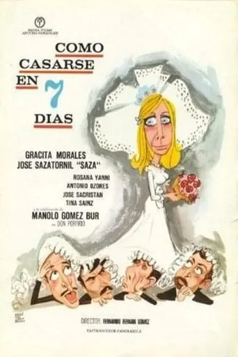 Cómo casarse en siete días movie poster - Rated 10/10