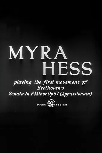 Myra Hess movie poster - Rated 3/10