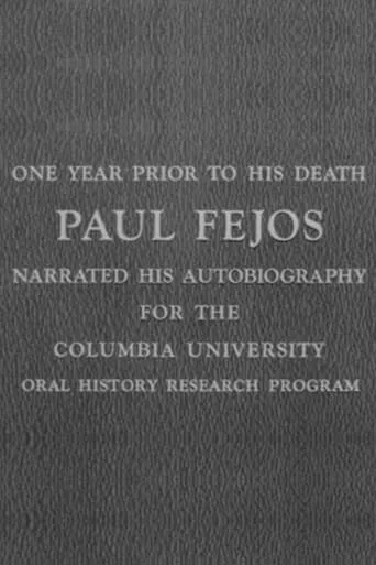 Fejos Memorial movie poster - Rated 6/10