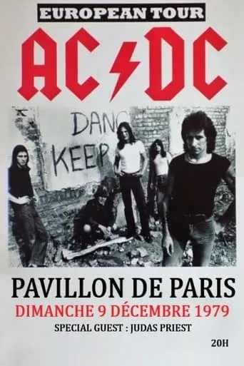 AC/DC - At the Pavillon in Paris 1979 movie poster - Rated 8/10