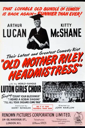 Old Mother Riley, Headmistress movie poster - Rated 4.7/10