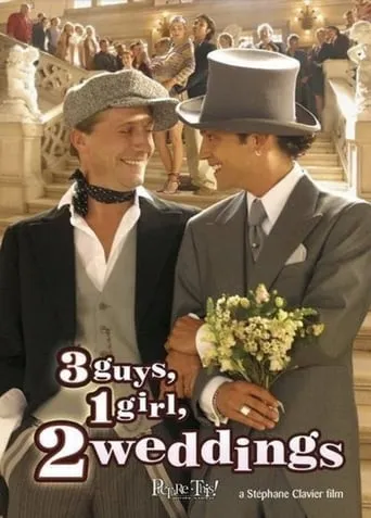 3 Guys, 1 Girl, 2 Weddings movie poster - Rated 4.6/10