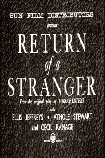 Return of a Stranger movie poster - Rated 5.5/10