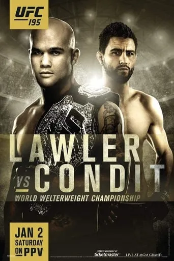 UFC 195: Lawler vs. Condit movie poster - Rated 9/10