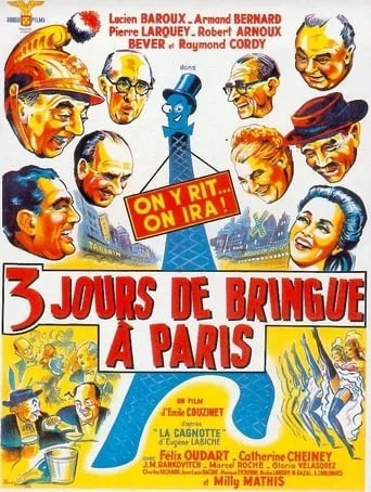 Trois jours de bringue à Paris movie poster - Rated 5.5/10
