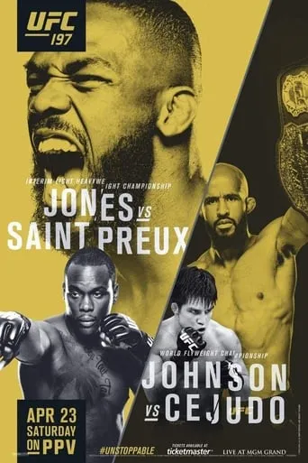 UFC 197: Jones vs. Saint Preux movie poster - Rated 5/10