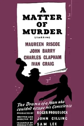 A Matter of Murder movie poster - Rated 5/10