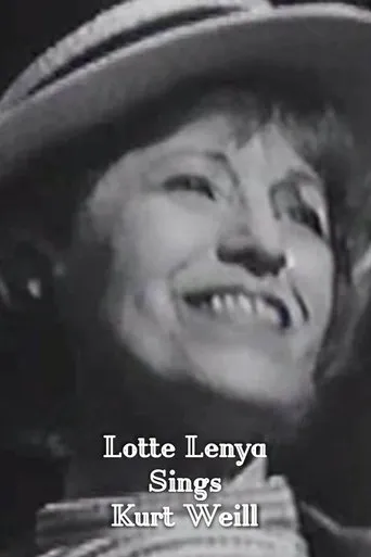 Lotte Lenya Sings Kurt Weill movie poster - Rated 4/10